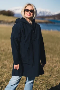 Aalesund Poncho Dark Navy