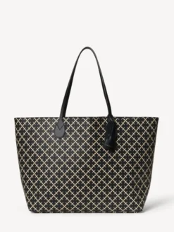 Abi Printed Tote Bag Black