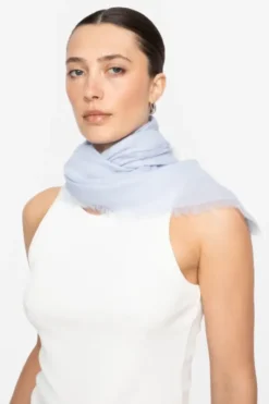 Agra Scarf Light Blue