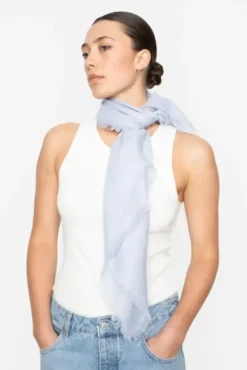Agra Scarf Light Blue