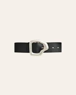 Ako Belt Black Silver