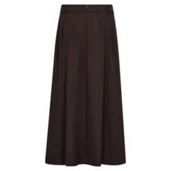Alini Anya Pleat Skirt Dark Brown