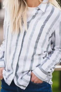 All Purpose Shirt Desert Sage Stripe