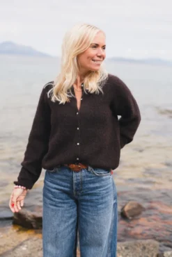 Amalie Cardigan Black Coffee