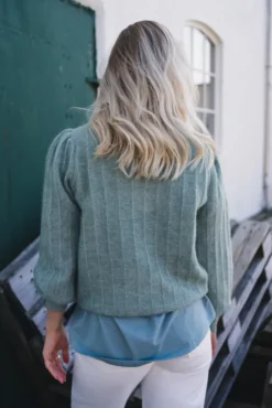 Amalie Puff Pullover Chinois Green