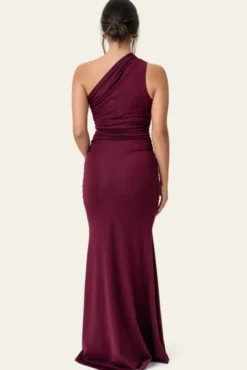 Andreaic Maxi Dress Bordeaux