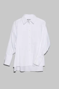 Anne Solid Shirt White