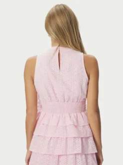 Ansol Emb Top Light Pink