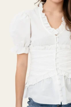 Arielic Blouse White
