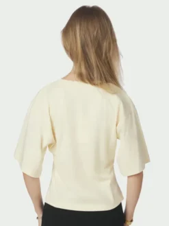 Asha Boxy Tee Butter Yellow