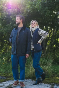 Ashby Wax Jacket Navy