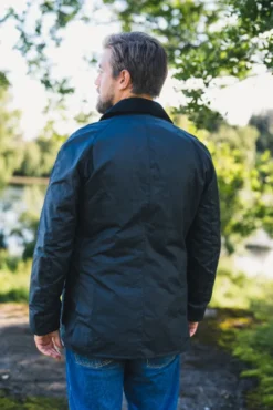 Ashby Wax Jacket Navy