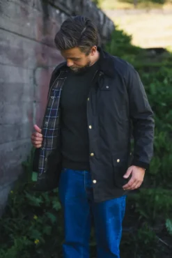 Ashby Wax Jacket Olive