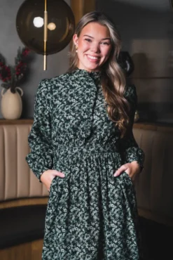 Astrid Midi Dress Eden Flower