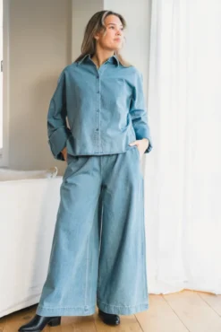 Atari Denim Pant Chambray Blue