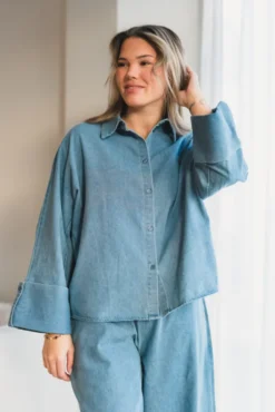 Atari Denim Shirt Chambray Blue