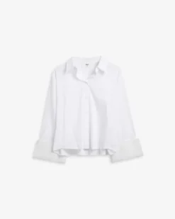 Atari Lace Shirt Bright White
