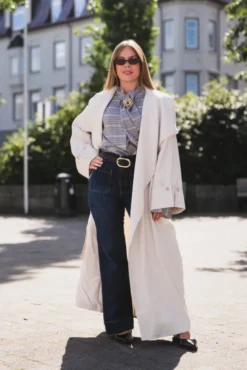 Atari Oversized Trenchcoat Dove White