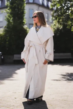Atari Oversized Trenchcoat Dove White