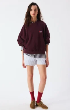 Atubay Sweatshirt Wine Lees