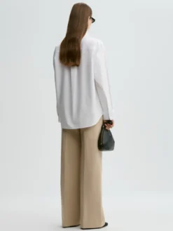 Audrey Organic Cotton Shirt Pure White