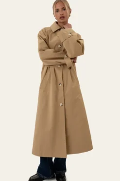 Avaic Trenchcoat Dark Beige