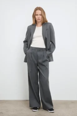 Ava Trouser Dark Grey