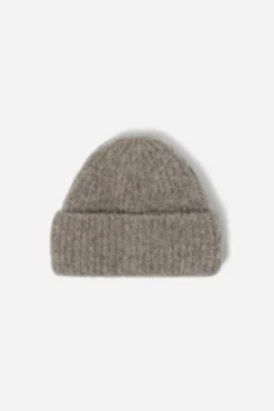Ayla Beanie Taupe Melange