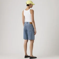 Baggy Dad Shorts Indigo