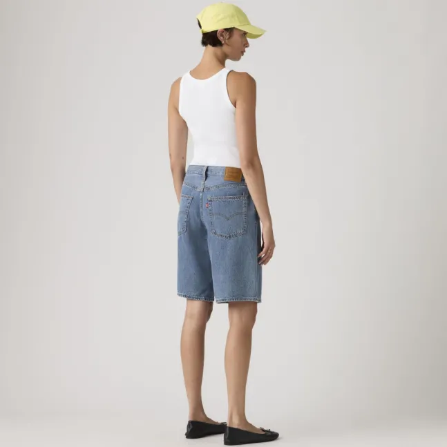 Baggy Dad Shorts Indigo