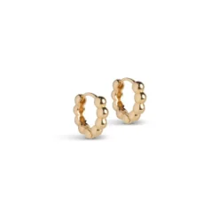 Ball Hoops Small Gold