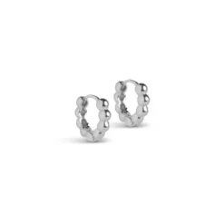 Ball Hoops Small Silver