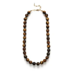 Ball Necklace Eye Of The Tiger Gold