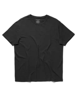 Bamboo/Cotton Crew Tee Black