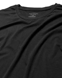 Bamboo/Cotton Crew Tee Black