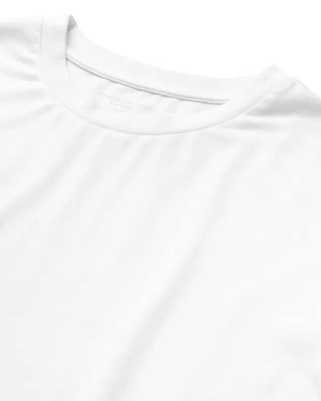 Bamboo/Cotton Crew Tee White