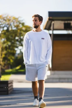 Baptown Shorts Heather Grey