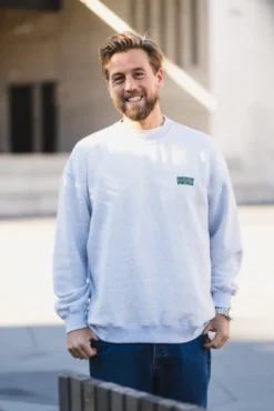 Baptown Sweater Heather Grey