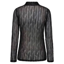 Barb Turtleneck Blouse Black