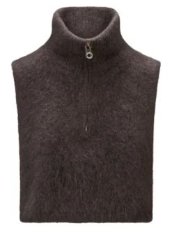 Belinda Chunky High Neck Dark Brown