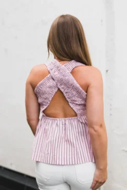 Belladonna Top Stripe Lolly Stripe