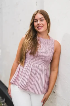 Belladonna Top Stripe Lolly Stripe