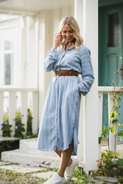 Bella Dress Blue Yonder