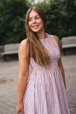 Bella Dress Lolly Stripe