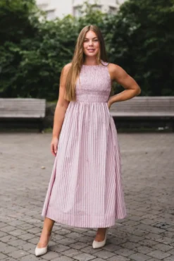 Bella Dress Lolly Stripe