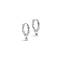 Belle Hoops Silver