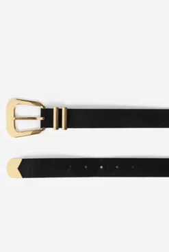 Bennett Belt Black Gold