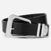 Bennett Belt Black Silver
