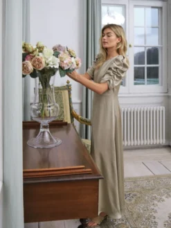 Benuti Solid Dress Light Green