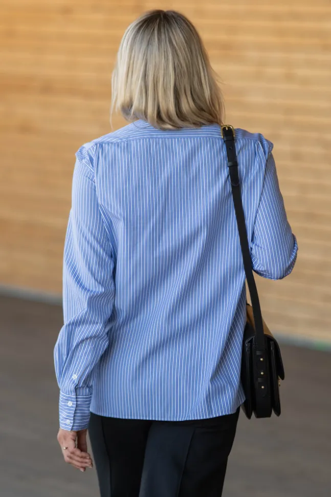 Bermudes Shirt Bleu/Blanc
